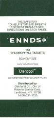 ENNDS CHLOROPHYLL TAB 100 CT