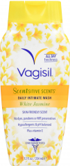 VAGISIL FEMININE WASH WHITE JASMINE 12 OZ