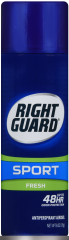 RIGHT GUARD A/P DEODORANT SPORT FRESH 6 OZ