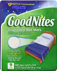 GOODNITES DISPOSABLE BED MATS 9 (4)