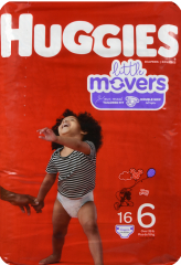 HUGGIES DIAPER L/MOVERS STEP 6 16 (4)