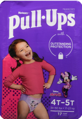 HUGGIES LD PULLUPS GIRL 4T-5T 38-50 LBS 17(4)