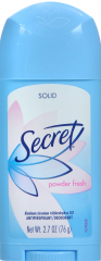 SECRET WIDE SOLID A/P POWDER FRESH 2.7 OZ