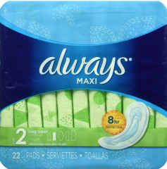 ALWAYS MAXI LONG SUPER NON-WING 22