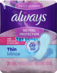 ALWAYS PANTILINER THIN SCENTED REGULAR 20