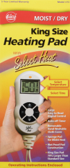 HEATING PAD ELECT MOIST/DRY SELECT HEAT KING