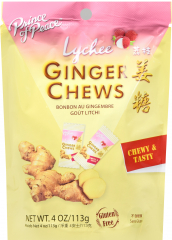 GINGER LYCHEE CHEWS 4 OZ