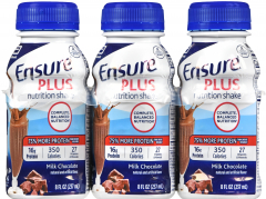 ENSURE PLUS CHOCOLATE BOTTLE 8 OZ 6(4)