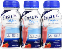 ENSURE RTU S/BERRY BALANCED NUT BTL 8 OZ 6(4)