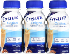 ENSURE RTU B/PECAN BALANCED NUT BTL 8 OZ 6(4)