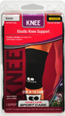 KNEE BRACE ELASTIC CP BLACK MD 14-16"