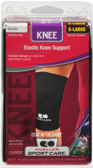 KNEE BRACE ELASTIC CP BLACK XL