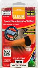 ELBOW BRACE TENNIS W/JEL PAD 1 SIZE