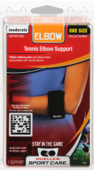 ELBOW BRACE TENNIS ELBOW NEOPRENE BLACK OSFM
