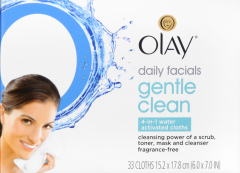 OLAY 4N1 DAILY FACIAL CLOTH GENTLE CLEAN 33