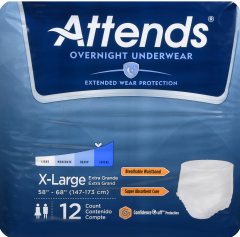 ATTENDS U/WEAR DISCREET OVERNIGHT XL 12 (4)
