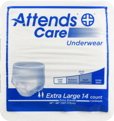 ATTENDS CARE PULL-ON REG XL 58-68" 14 (4)