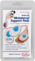 PEDI GEL METATARSAL SUPPORT PAD OSFM