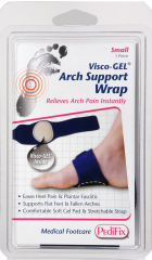 ARCH SUPPORT WRAP VISCO GEL S/M PK/1
