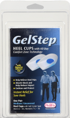 HEEL CUP GELSTEP SOFT CTR SPOT MED PR
