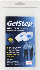 HEEL CUP GELSTEP SOFT CTR SPOT LG PR