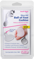 BALL OF FOOT VISCO GEL CUSHION SM RIGHT PK/1