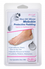 GEL MOLESKIN PROTECT PAD 2.5 X 3" TRIM PK/2