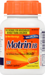 MOTRIN IB CAPLET 200 MG 225