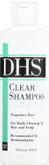 DHS CLEAR SHAMPOO FRAGRANCE FREE  8OZ