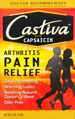 CASTIVA WARMING ARTHRITIS PAIN REL LOTION 4OZ