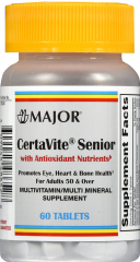 CERTAVITE SENIOR TAB 60 MAJOR