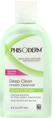 PHISODERM DEEP CL CR CLNSR N/DRY W/PUMP 6 OZ
