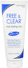 FREE & CLEAR HAIR STYLING GEL 7 OZ