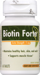 BIOTIN FORTE EXTRA STRENGTH TAB 5MG 60