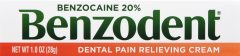 BENZODENT DENTURE CREAM 1 OZ