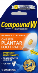 COMPOUND W/ONE STEP PLANTAR PADS 20