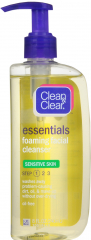 CLEAN & CLEAR FOAM FACIAL CLEANSER S/SKIN 8OZ