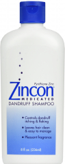 ZINCON MEDICATED DANDRUFF SHAMPOO 8 OZ
