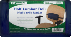 CUSHION LUMBAR HALF ROLL NAVY ESS