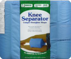 PILLOW KNEE SEPARATOR COT BLUE 10 X 8 X 6"