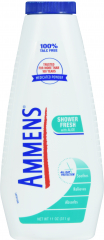 AMMENS SHOWER FRESH MEDICATED POWDER 11 OZ