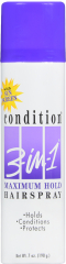 CLAIROL COND HAIRSPRAY 3 IN 1 MAX HOLD 7 OZ