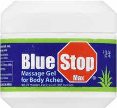 BLUE STOP MAX PAIN RELIEVING GEL JAR 2 OZ
