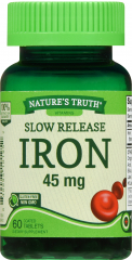 IRON SLOW RELEASE TAB 45 MG 60 NT