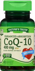 CO Q-10 400 MG SOFTGEL 40 NT