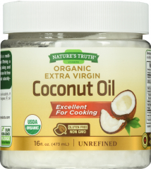 COCONUT OIL (SOLID) EXTRA VIRGIN 16 OZ NT