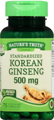 GINSENG KOREAN STD CAP 500 MG 75 NT