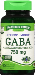 GABA(GAMMA-AMINOBUTYRIC ACID) 750MG CAP 60 NT