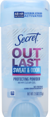 SECRET OUTLAST CLEAR GEL PROTECT POWDER 2.6OZ