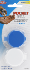 PILL REMINDER DAILY 1 COMP POCKET CADDY PK/2 